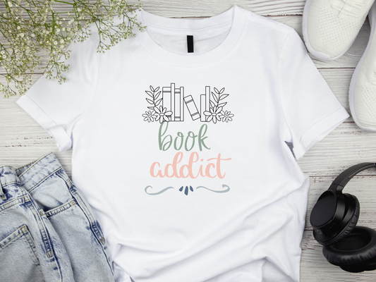 Book addict T-shirt